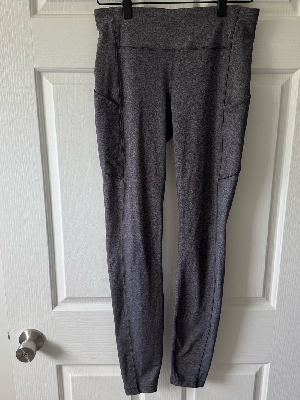 lululemon Gray High-Rise Pocket Leggings